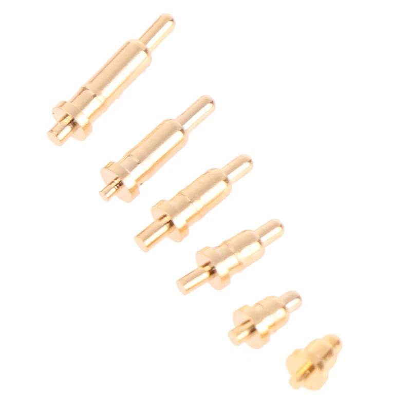 

10Pcs Pogo Pin Connector Pogopin Battery Spring Loaded Contact SMD Needle PCB 3 4 5 6 7 8 9 10 12 14 MM Test Prob