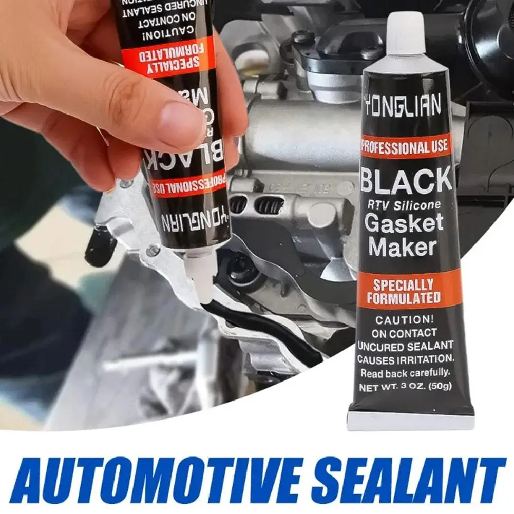Automotive Gasket Sealant Universal Silicone Adhesive Sealant Black Liquid Gasket Sealer Oil Resistant Engine Sealants For Car