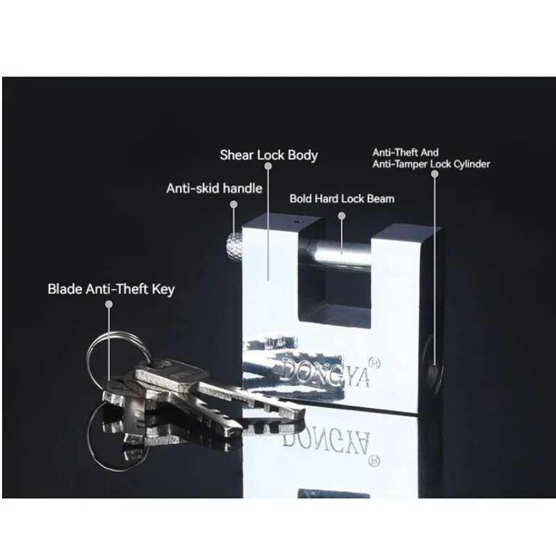 

Rectangular lock storage door lock heavy metal student dormitory gym locker lock rectangular small padlock