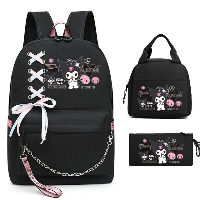 Mochilas Para Loncheras Kuromi-mochilas Escolares De Piezas Para