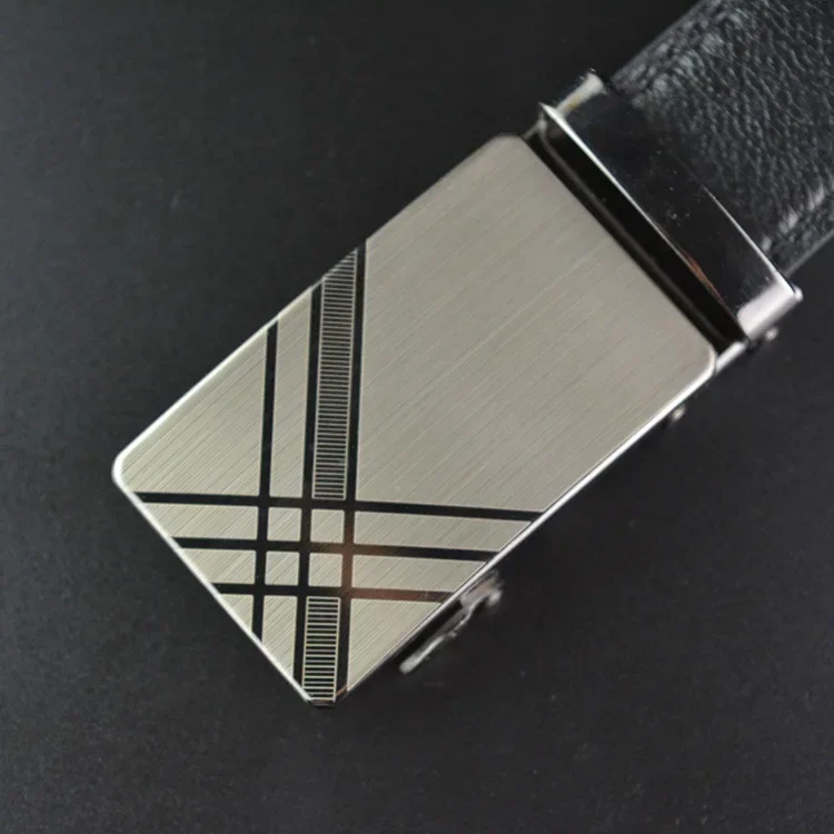 Leather Belt Leather Quality Automatic Buckle Black Belts Cummerbunds Cinturon Hombre Men Belt Male Genuine Leather Strap Belts for Men mens belt toothless automatic buckle belt