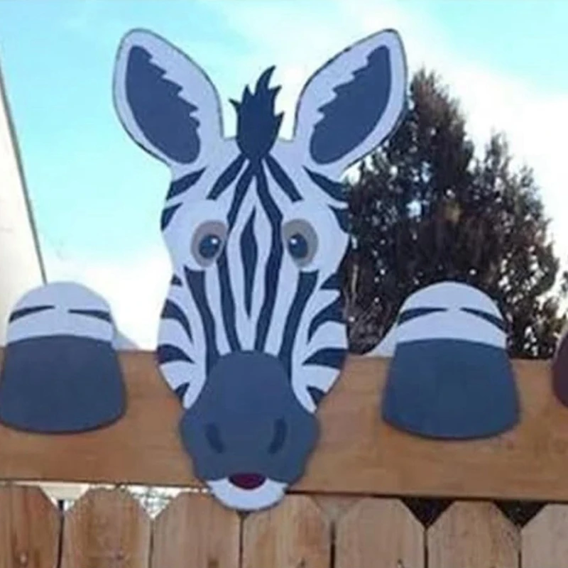 ABYP Fence Peep Yard Art Decoration, Outdoor Fence Decoration, Yard Art, Outdoor Art, Decoration