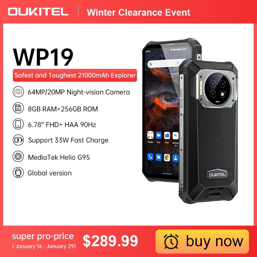 Купить Смартфон Oukitel Wp19 21000 Мач