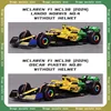 New 2024 Bburago F1 Mclaren Mcl38 Monaco Grand Prix Version Diecast Mclaren Lando Norris #4 #81 Formula Car Model Toy Boy Gift 1