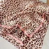 Popular Shawls Europe And America Fashion Bandannas Wild leopard print Sunscreen 90X90CM Bandanna Luxury Square Silk Scarves 6