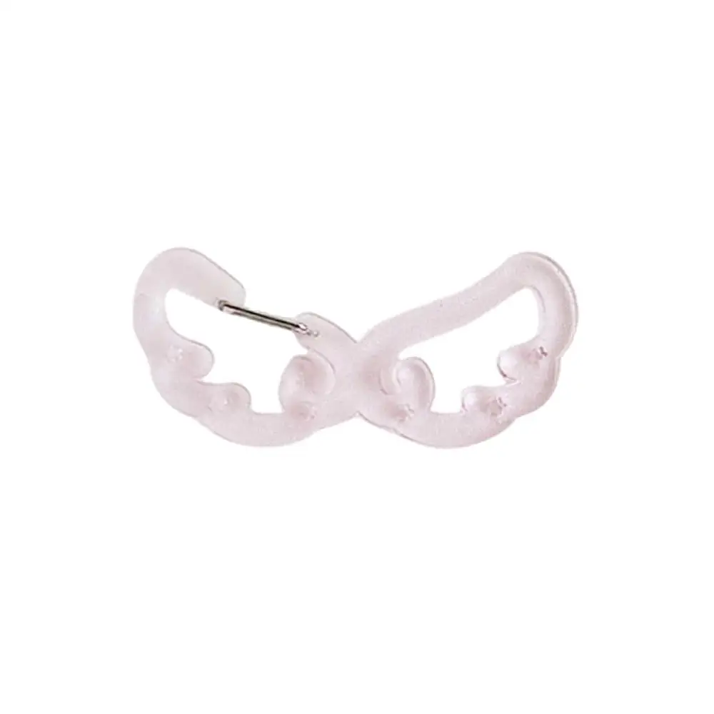 INS Acrylic Wings Shape Carabiner Korean Candy Color Card Holder Keychain Decorative Buckle Mountain Buckle Bag Pendant 5