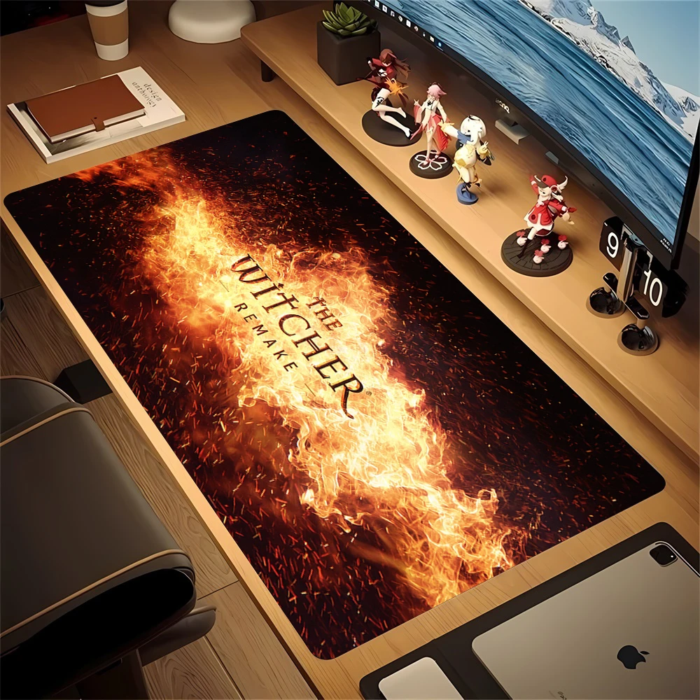 XXL Non-Slip Rubber Desk Mat - The W-Witchers 3 Gaming Design