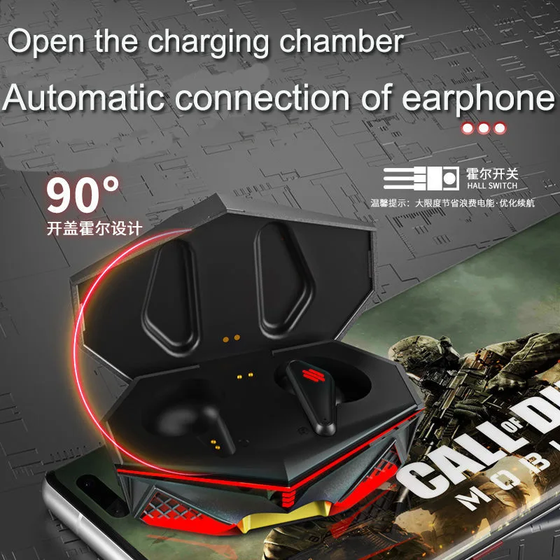 K98 Bluetooth-compatible Earphone Wireless Headphones TWS Running Sports Gaming Headset Earbuds with Microphone for Gamer