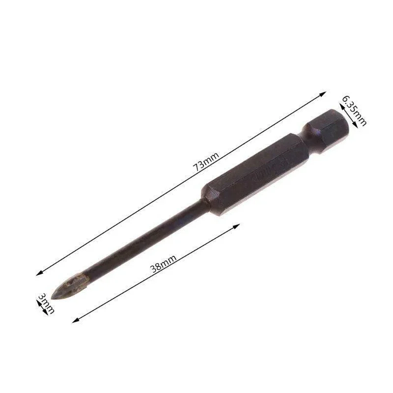 

Accessories Durable Drill Bit Plastic Wear Resistance Workshop Carbide Hole Opener Stone Tiles 4 Cutting Edges
