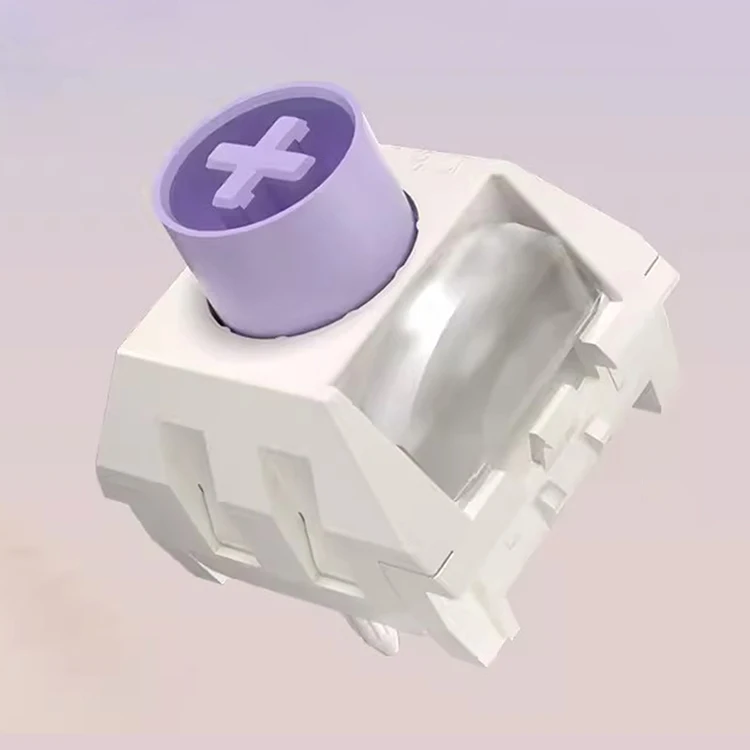 Kailh Box-taro Ice Cream Pro Interruptor Linear 5pin Rgb Smd 37g mx Interruptor para Teclado Mecânico Pom Como Velocidade Prata 50m