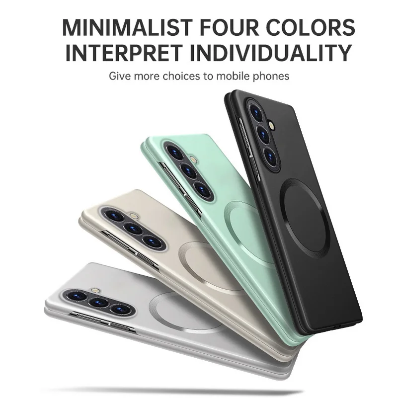 Magnetic Ring Phone Case For Samsung Galaxy Z Fold Ultra Thin Hard Cover_voghion.com
