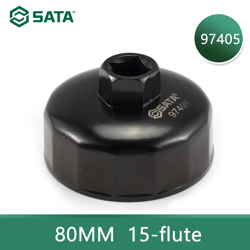 Qiilu Chiave per filtro olio 901, 65mm 14 flauti Strumento per alloggiamento filtro olio in alluminio Strumento di rimozione presa auto per Toyo ta Hon