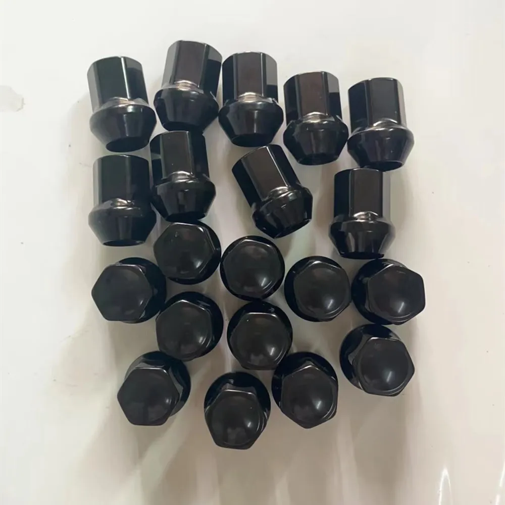 ランドローバー用ブラックホイールナット、evoque、レンジローバーバー