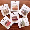 New Baby Girls Hair Clips Children Autumn Embroidery Flower Hairpin Oval Knitted Fabric Covered Korean Kids Lovely Wool Headwear 4