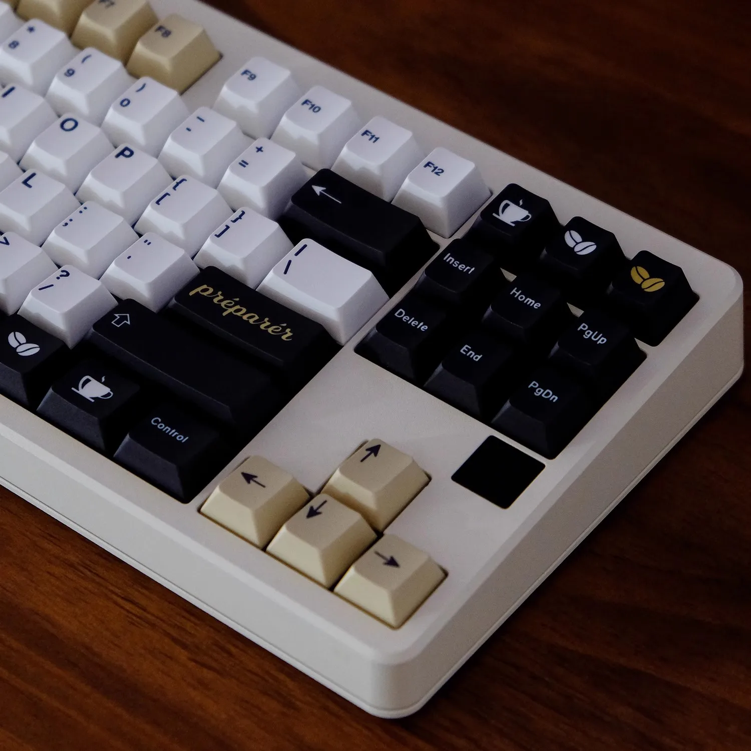 Gmk Cafe Keycaps Pbt Dye Sublimation Cherry Profile Key Caps 1.75u 2u Shift para mx Switch Teclados Personalizados Conjunto - Imagem 5