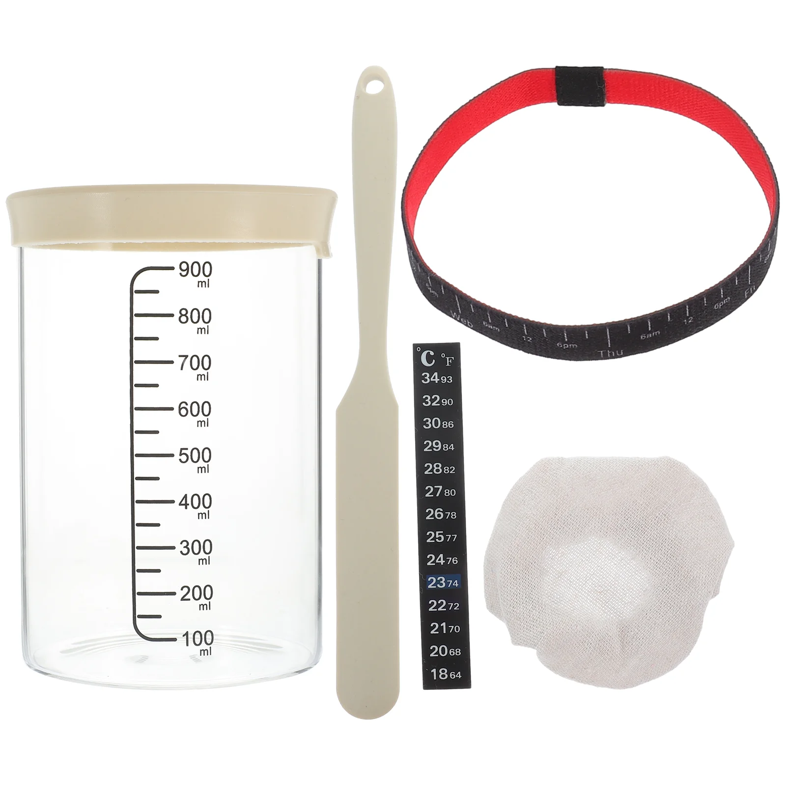 

Fermenter Confidence Sourdough Jars Glass Fermentation Kit Starter Fermenting Vessel