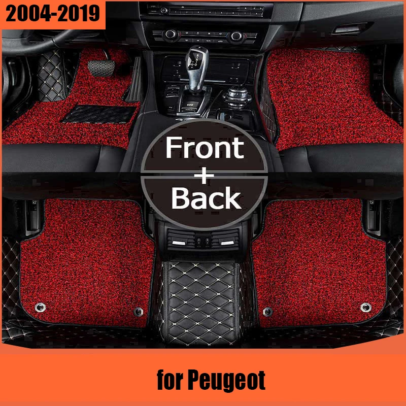 

Custom 3D Car Floor Mats for Peugeot 206 2004-2008 207 207 CC 301 2012-2019 607 2004-2006 Interior Accessories