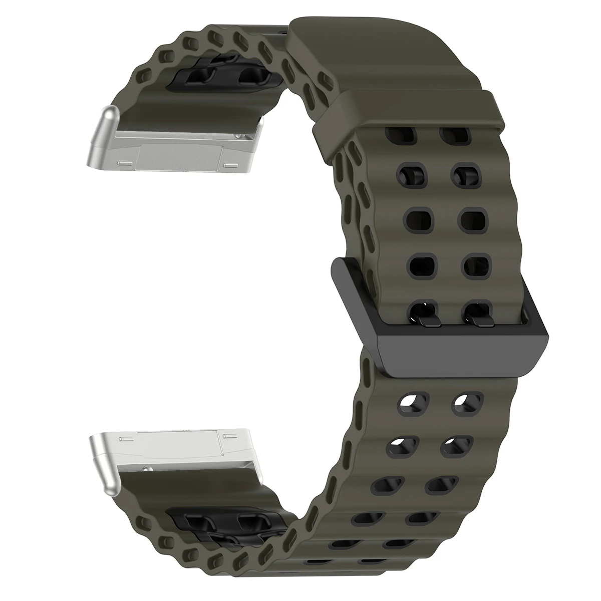 Marine Two-Tone Silicone Ocean Band - Breathable Sport Bracelet