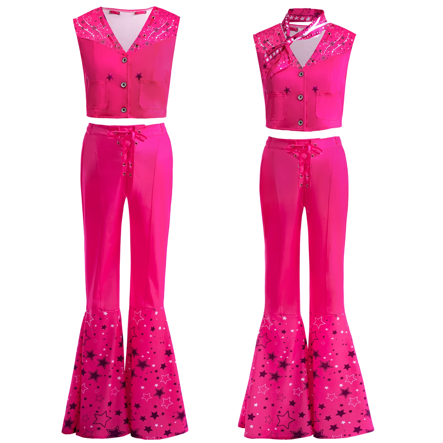 

Movie Barbi Cosplay Costume for Women Margot Robbie Pink Dress Men Ken Ryan Gosling Clothes Girls Boys Halloween Outfit 2023