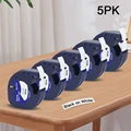 5PK White-Plastic