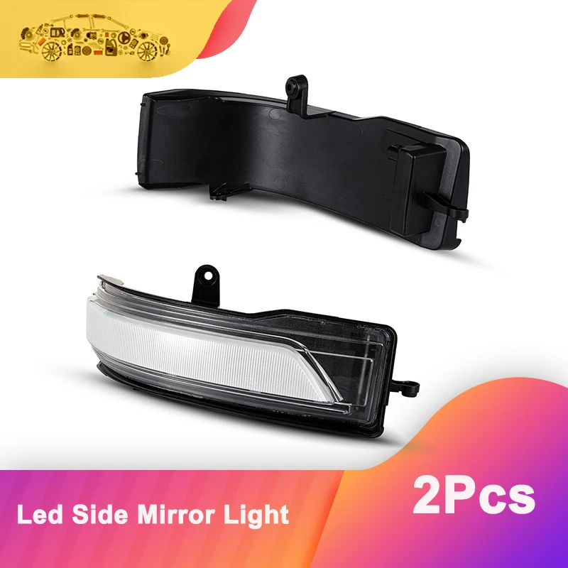 

2Pcs Canbus LED Dynamic Side Mirror Lights Turn Signal Blinker Lamps for 2019-2022 5th Gen RAM 1500 DT OEM# 68402096AA