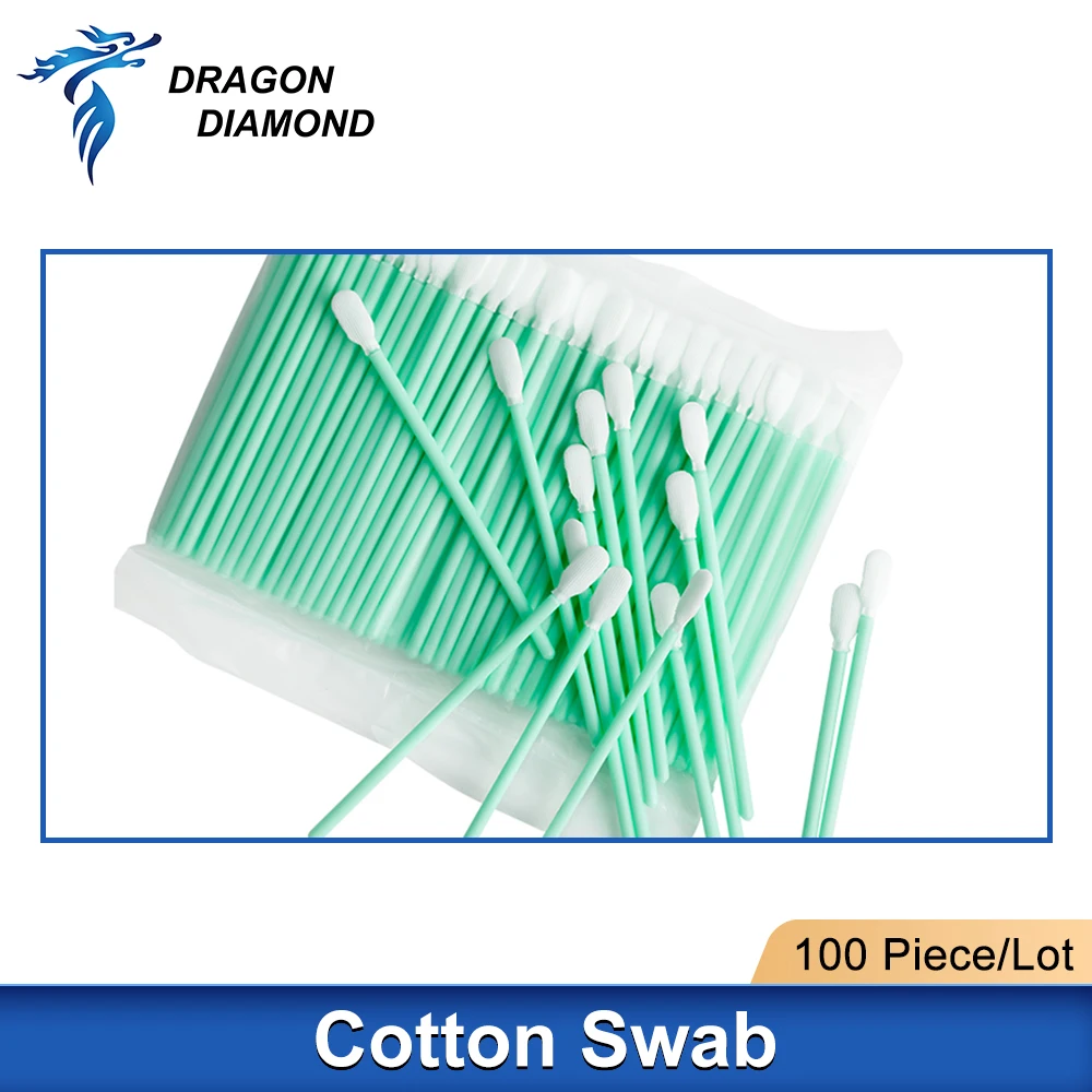 Cleaning Tools Industry Machine Nonwoven Fabrics Cotton Swabs Dust-proof Length 70mm 100mm 125mm 100pcs/pack