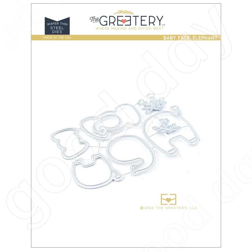 

2023 New Arrival Elephant Metal Cutting Dies Scrapbook Diary Decoration Embossing Template Diy Greeting Card Handmade Hot Sale