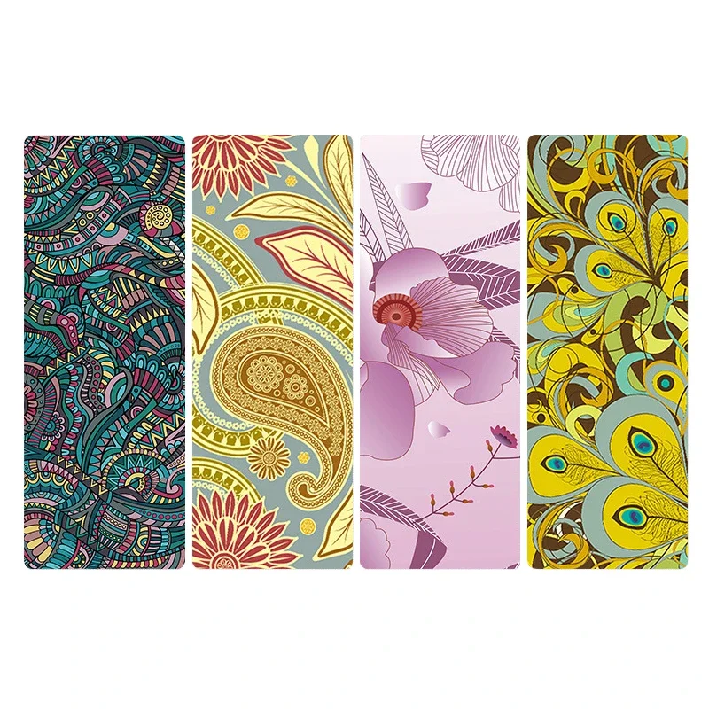 Suede Yoga Mat Foldable Portable Suede Yoga Towel Dance Exercise Fitness Skipping Rope Non-slip Floor Mat