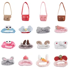 

30CM Lalafanfan Duck Clothes Mini Yellow Duck Clothes Stuffed Soft Animal Plush Dolls Hair Band ＆ Bag Duck Clothes Accessories