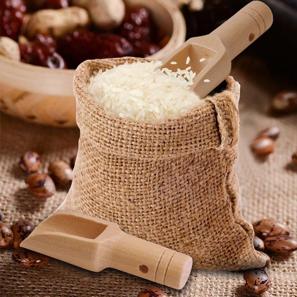 Set 12 Palette Legno Per Spezie - Mini Cucchiai Per Zucchero, Sale, Tè E Caffè - Utensili Cucina Naturali - Foto 2