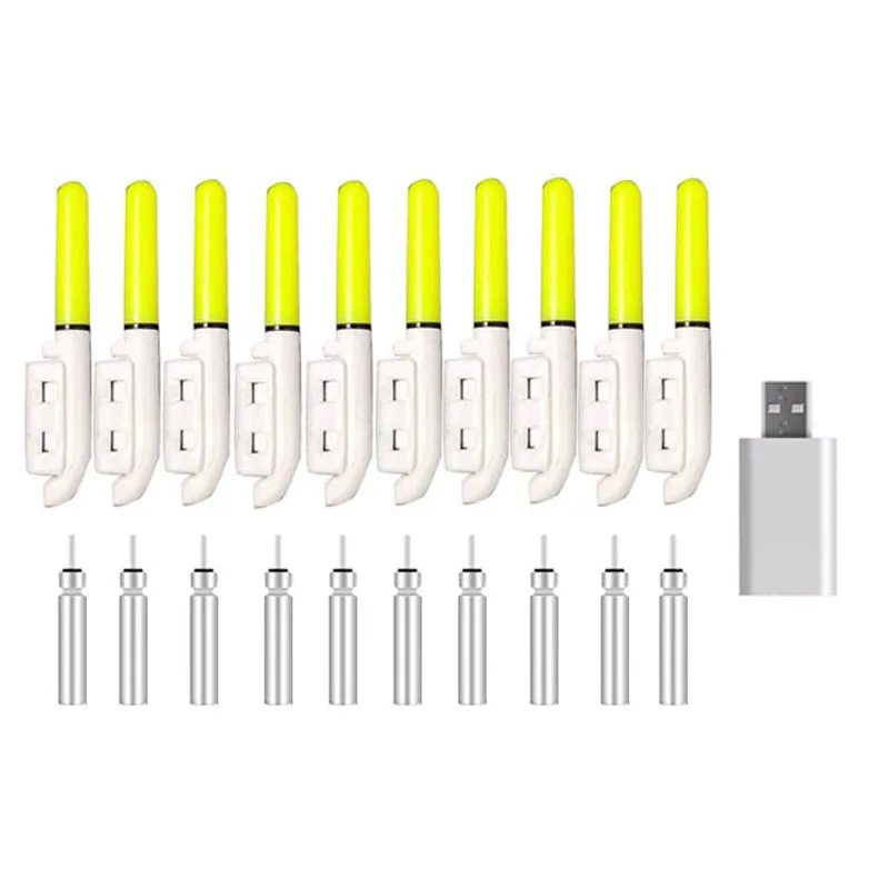 10 pcs/lot Rod Light Stick Rechargeable battery