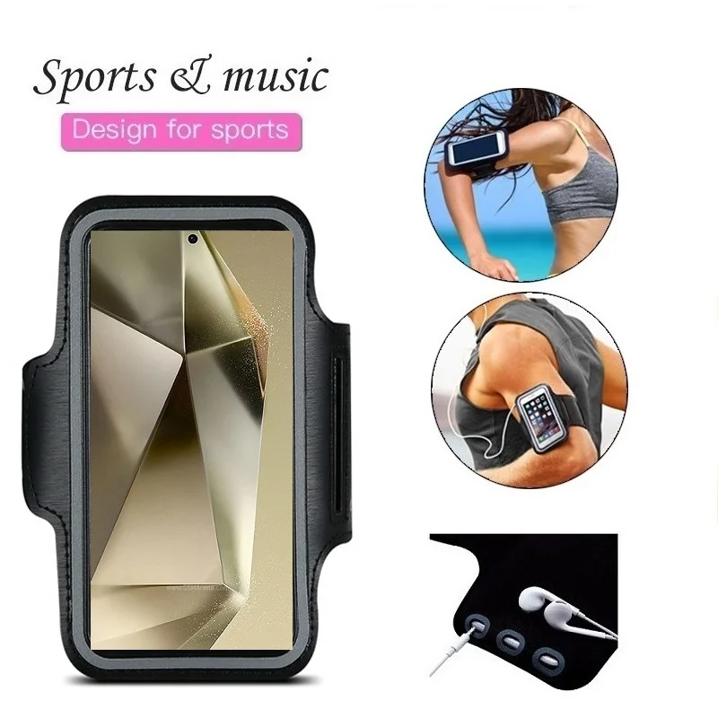 Mobile Phone Armband for Samsung Galaxy S25 S24 Ultra S23 Ultra S25 S24 S23 Plus Running Sports