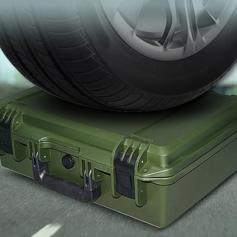 Photography Trolley Box IP67 Waterproof Suitcase Tools Box Hardware Toolbox Organizer Trolley Case Hard Case Military Organizer 2