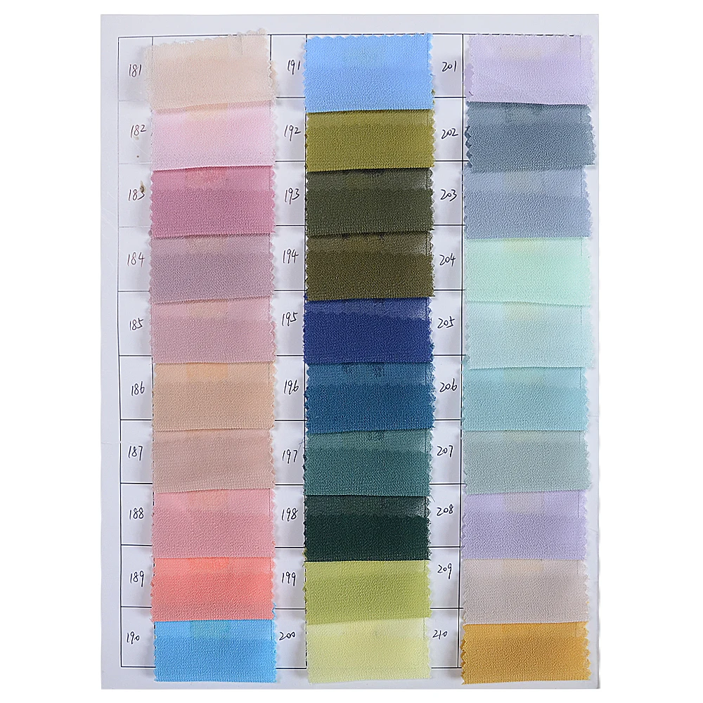 Teramila Tüll Stoffe Chiffon Stoff, Sommer Solide Atmungsaktiv Für Hijab Kleid Nähen Schal Schals Schals Kopftuch Material – Detail 17