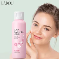 LAIKOU Sakura Face Lotion Moisturizing Essence  Shrink Pores Repairing  Improve Skin Elasticity  100ML 1
