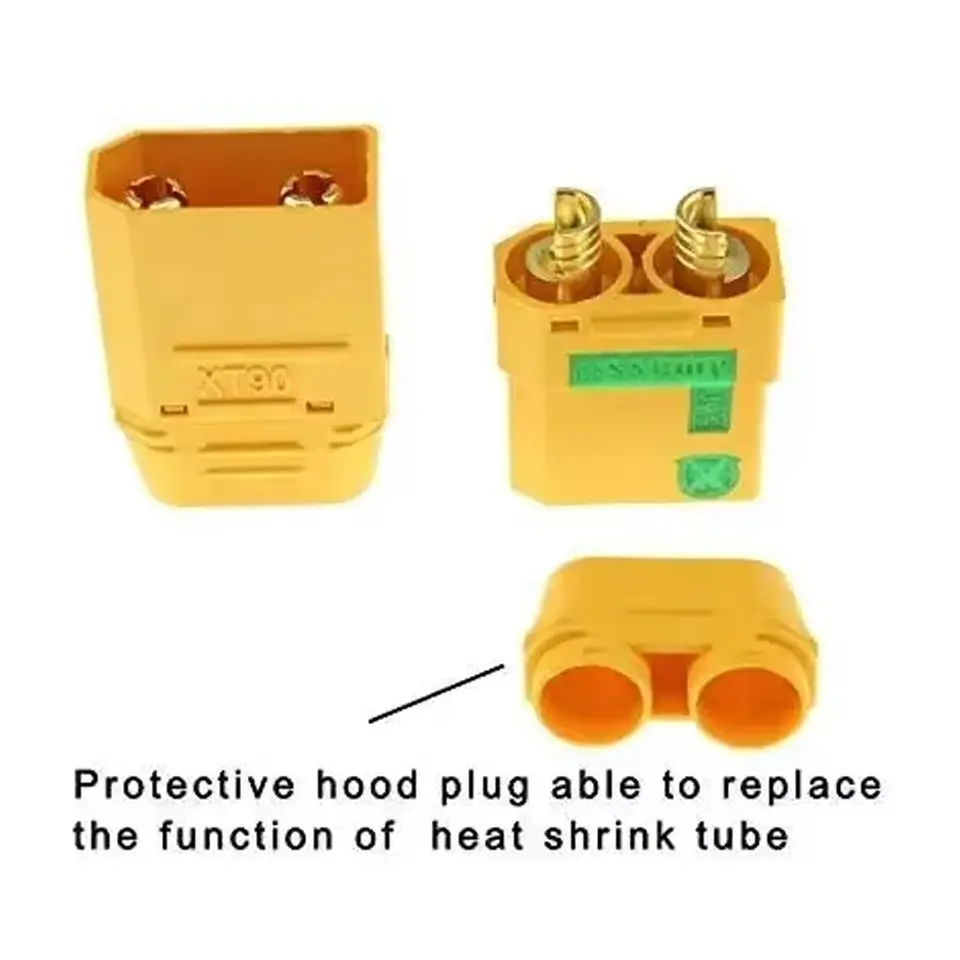 10 Pairs Amass XT90S XT90-S XT90 Connector Anti-Spark Male Female Connector for Battery, ESC and Charger Lead image 5