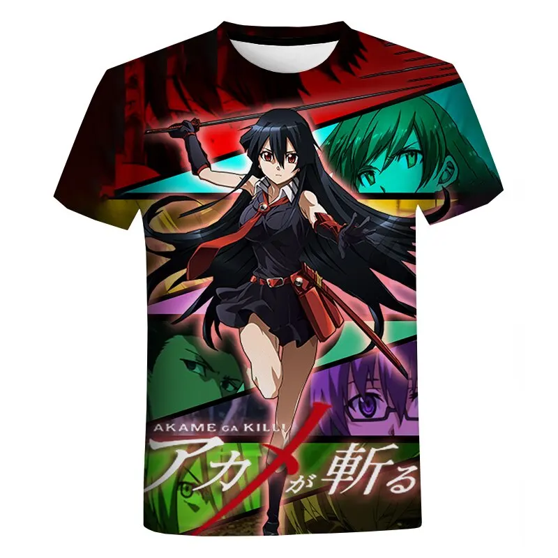 

Akame Ga Kill T-Shirts 3D Print Streetwear Men Women Casual Fashion Oversized Short Sleeve Haikyuu Kids Tees Tops Clothing Shirt