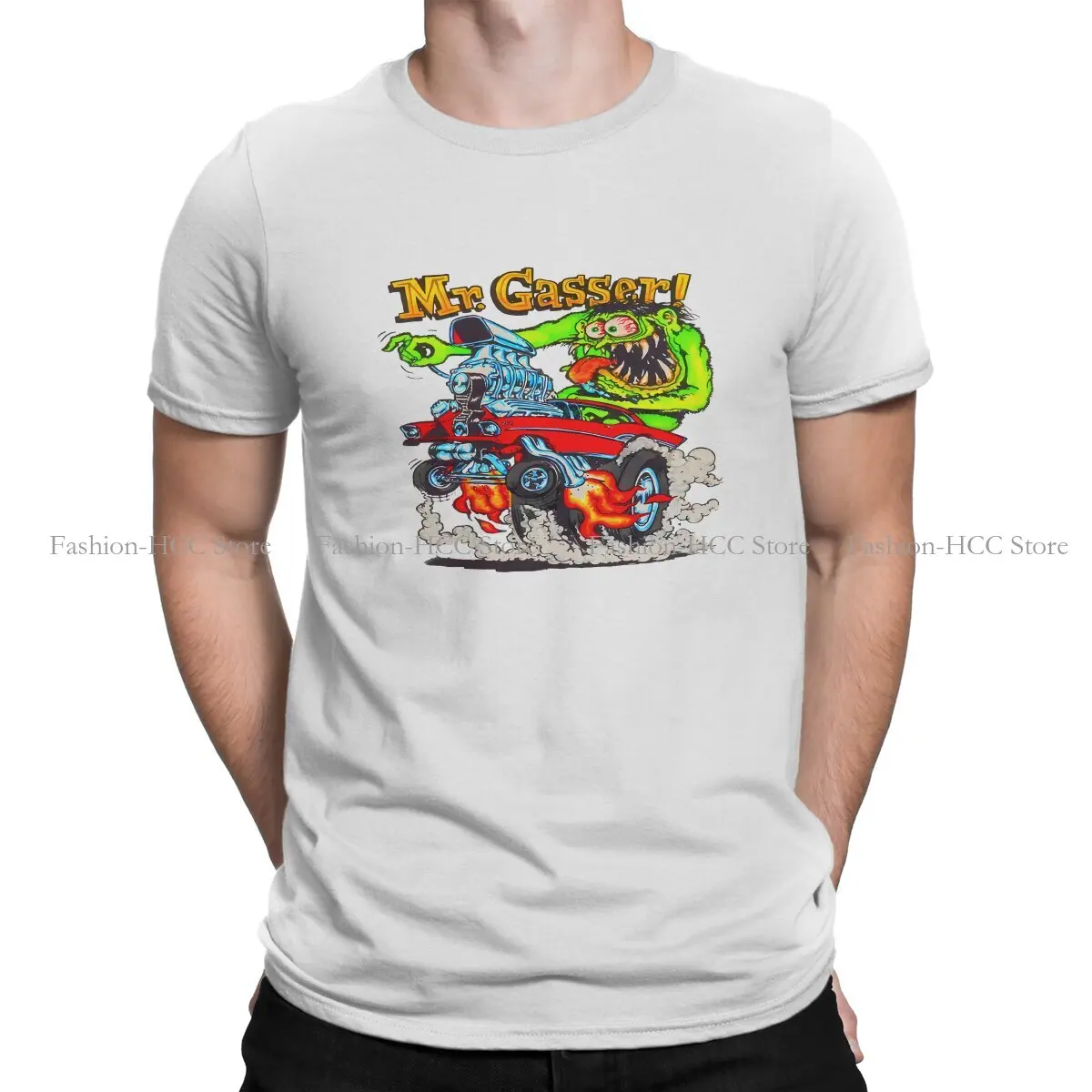 Футболки с изображением крысы, полиэстера, Мужская футболка с принтом мистер гасера, забавная одежда