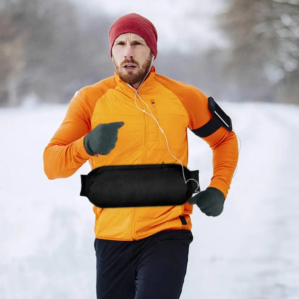 Football Hands Warmer Pouch Warm Windproof Hand Warming Muff with Two-Point Harness Attachment for Baseball Tennis