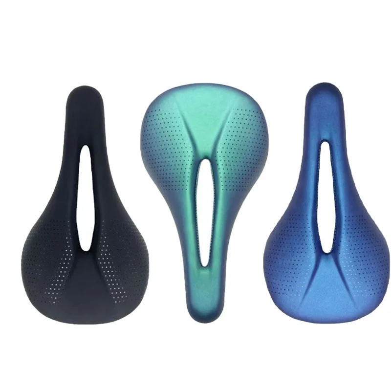 Bicycle Saddle Saddle Cushion Leather Carbon Fiber Bicycle Seat Cushion 143mm 124g