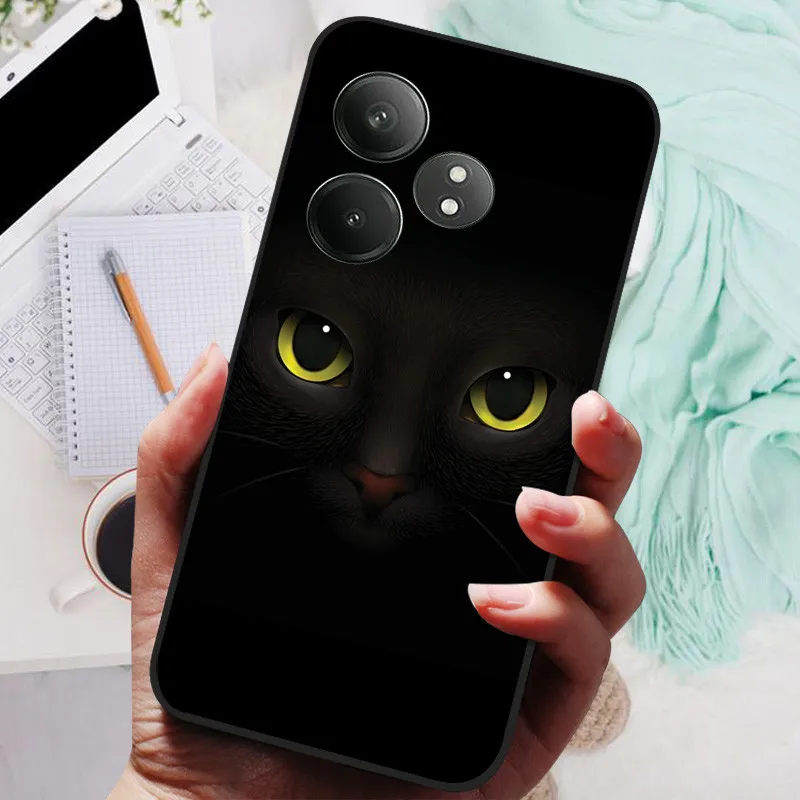Black Lion & Wolf Silicone Soft Phone Case - Enhanced Protective Cover