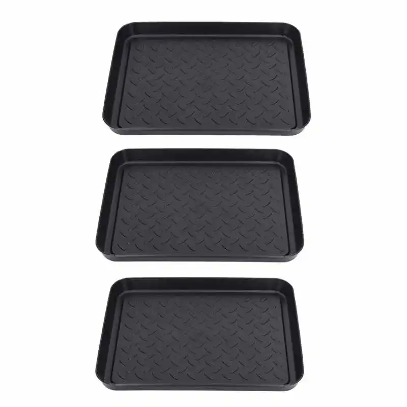Shoe Tray Boot Mat Tray Space Saving Interlocking Design For Shoe For