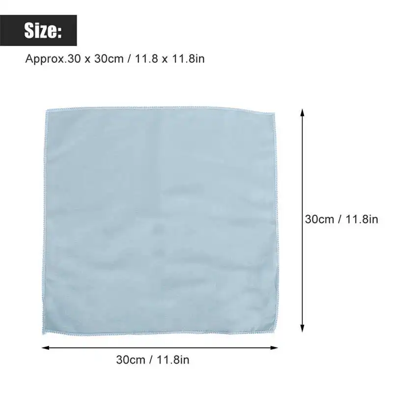 Premium Watch Cleaning and Polishing Cloth - Blue