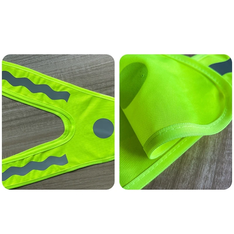 V-Shape Safety Vest For Kids Outdoor Night Road Cycling reflective vest