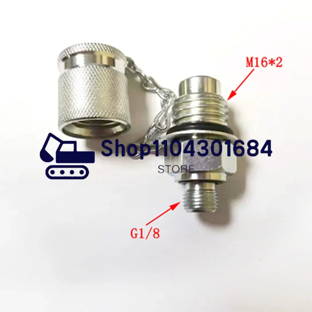63MPa 630BAR for Hydraulic Joint Convert Hydraulic Pressure Test Adapter Test Point Testing Coupling Adapter System
