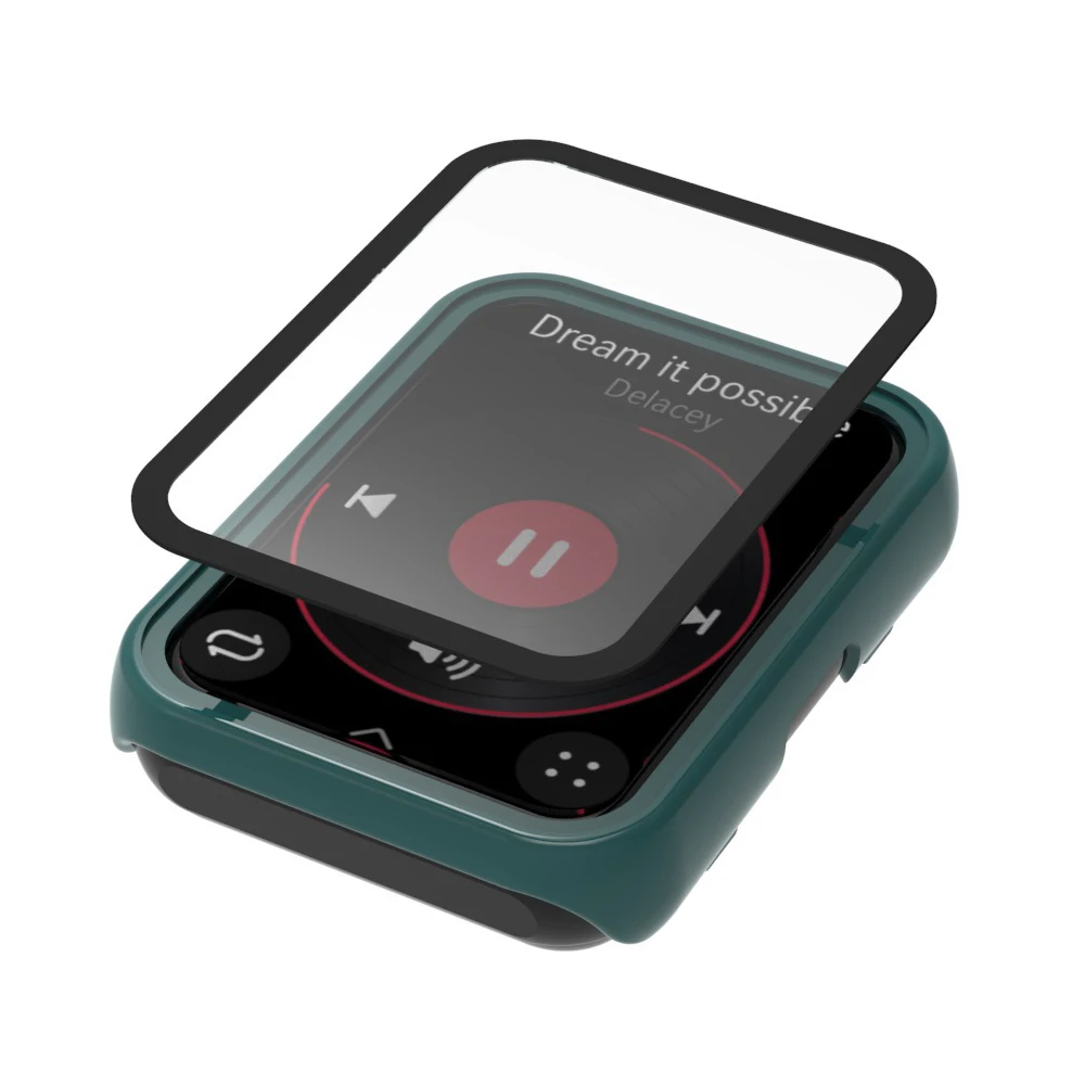 Enhanced Tempered Glass Case Cover for Smart Watch Protection