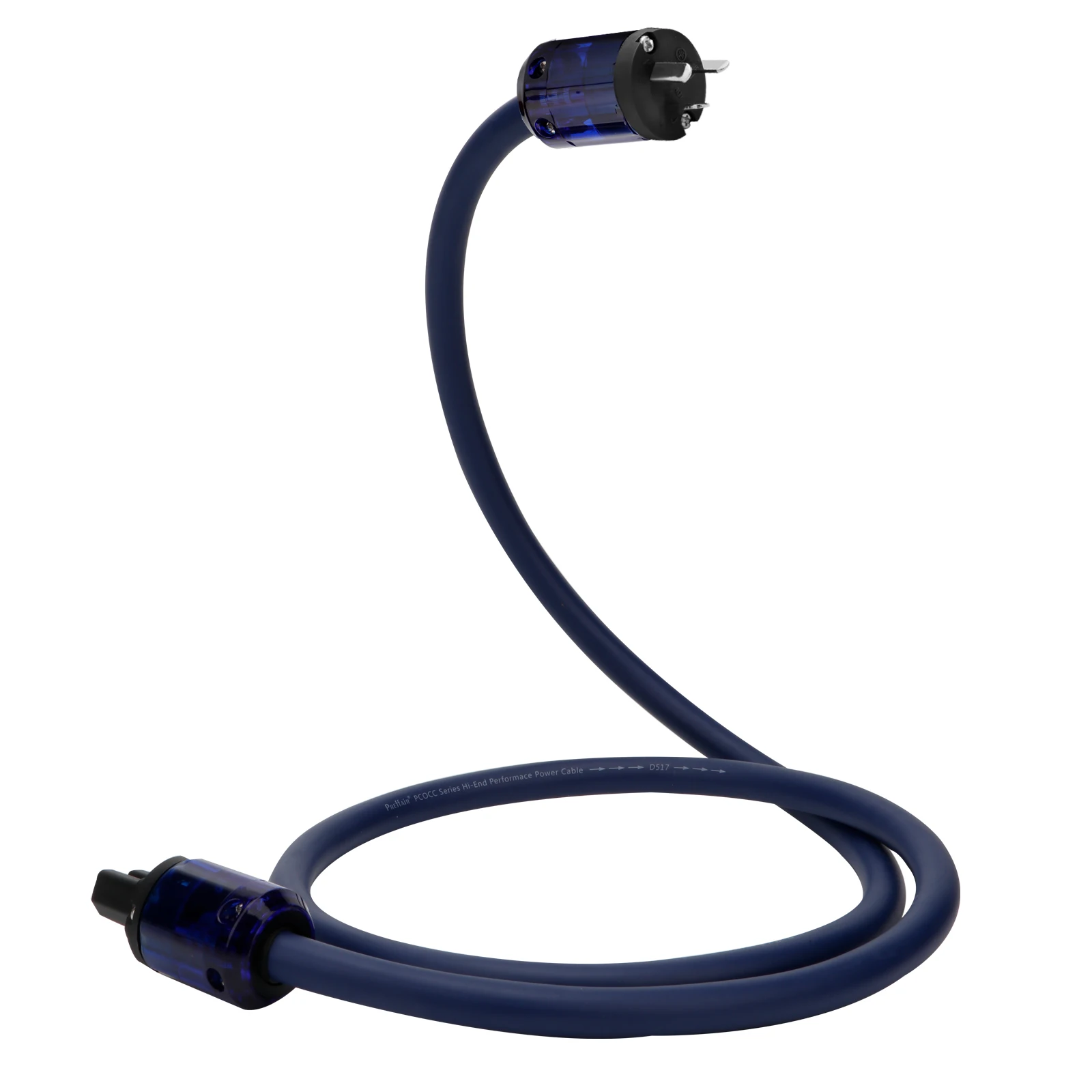 High-End-EU-Stromkabel IEC C15 OCC Audio Netz-Netzkabel mit rhodiniertem EU/US/AU-Netzsteckerkabel für Power AMP – Detail 9