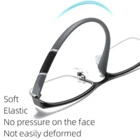 TR90 lunettes de lecture d'affaires hommes demi-monture Anti-rayonnement presbytie lunettes printemps jambe lunettes 0 + 1.0 + 1.5 + 2.0 + 2.5 + 3.0 + 3.5 5