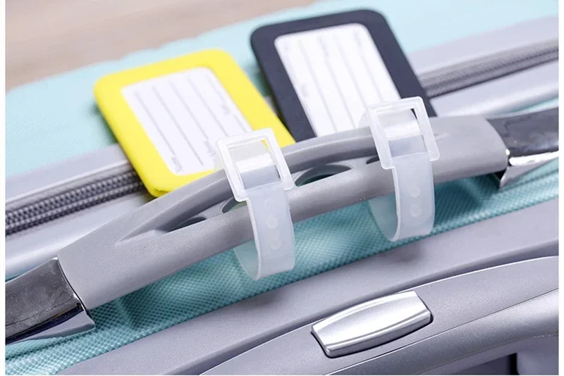 DIY 1pc Luggage Tags Suitcase Label Plastic Bag Travel Tag Name Address ID Label Baggage Holder Garment Tags Accessories