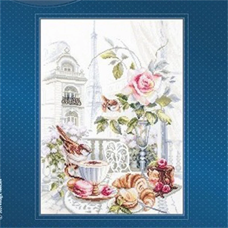 6814 Kreuzstich-Set Bastelarbeiten für Erwachsene, Aktionen und Angebote, Stich-Kit-Sets, Kreuzstich-Stickerei, Hobby-Stickerei-Sets für Erwachsene